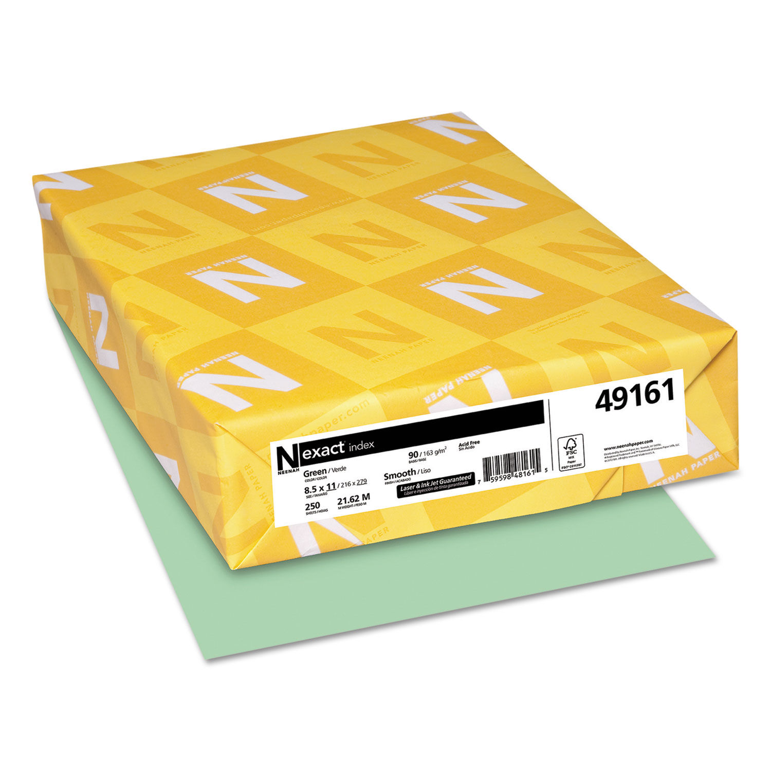 Exact Index Card Stock by Neenah Paper WAU49161