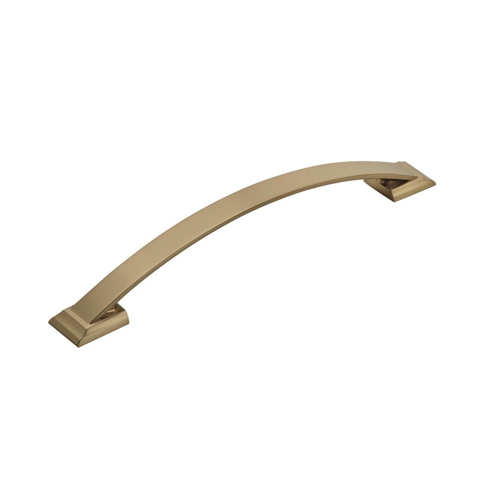 Candler 8 in (203 mm) Center to Center Golden Champagne Appliance Pull