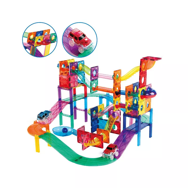 PICASSOTILES 108PC MAGNETIC MARBLE RUN