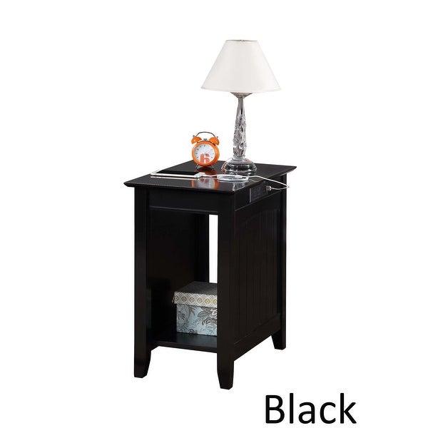 Copper Grove Addison End Table with Charging Station