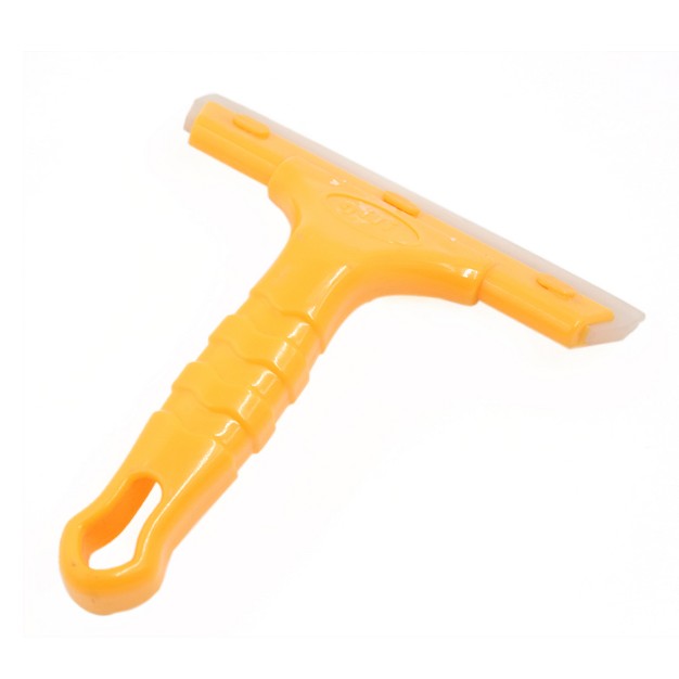 Unique Bargains Plastic Car Window Galss Ice Scraper Snow Shovel Removal Cleaning Tool Yellow