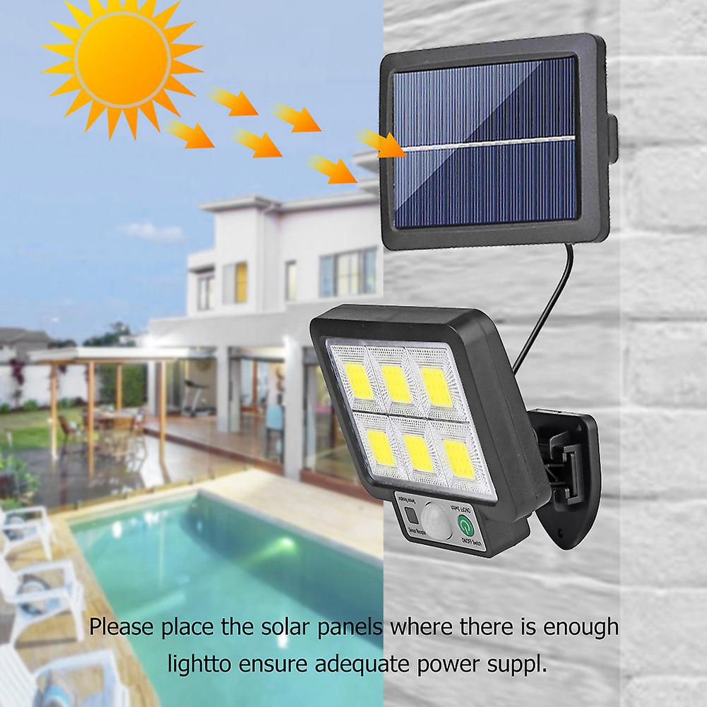 Led Solar Split Wall Lamp 3 Mode Waterproof Motion Sensor Lamp Outdoor Street Security Lighting Solar Light Garden Wall Lights