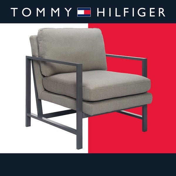 Tommy Hilfiger Russell Metal Frame Accent Chair