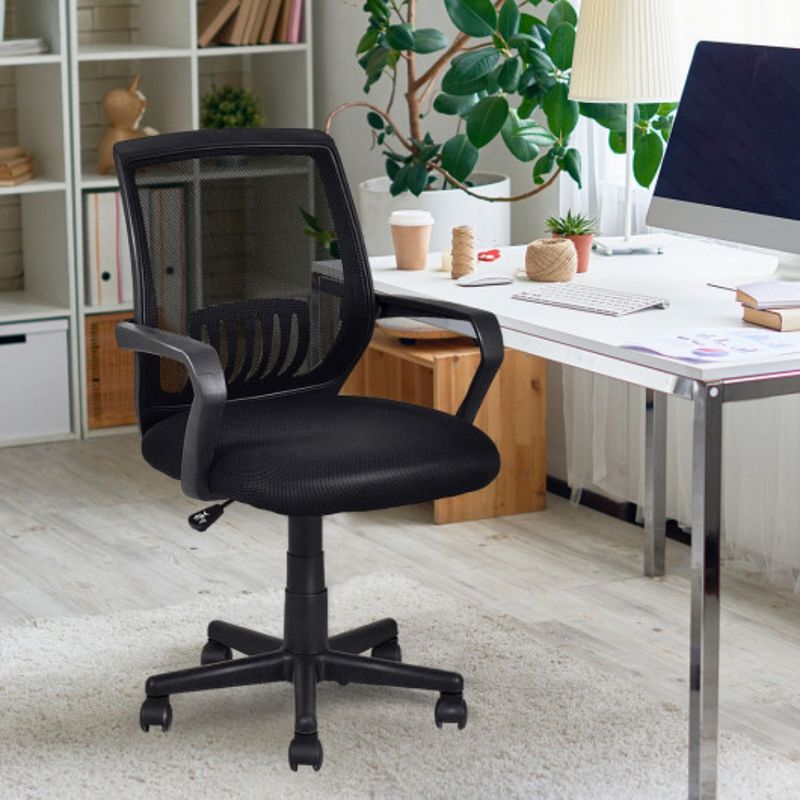 Modern Ergonomic Mid-back Mesh Computer Office Chair