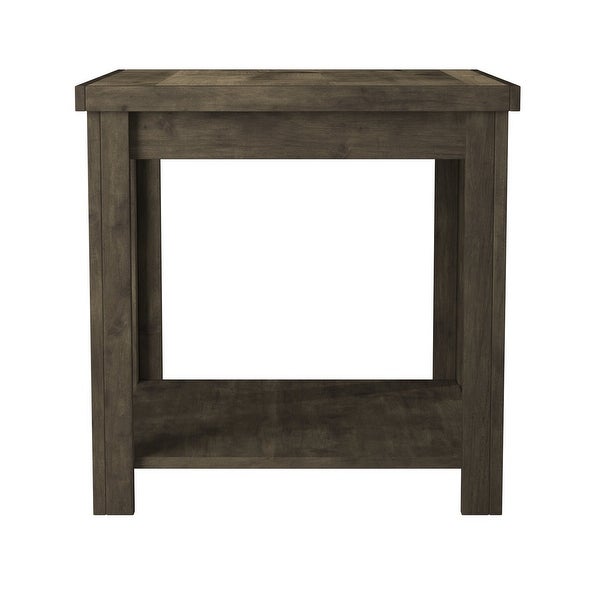 Carbon Loft 24-inch Fully Assembled Brown Side Table