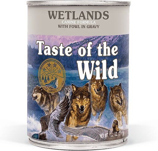 Taste of the Wild Wetlands Grain-Free Fowl in Gravy Canned Dog Food