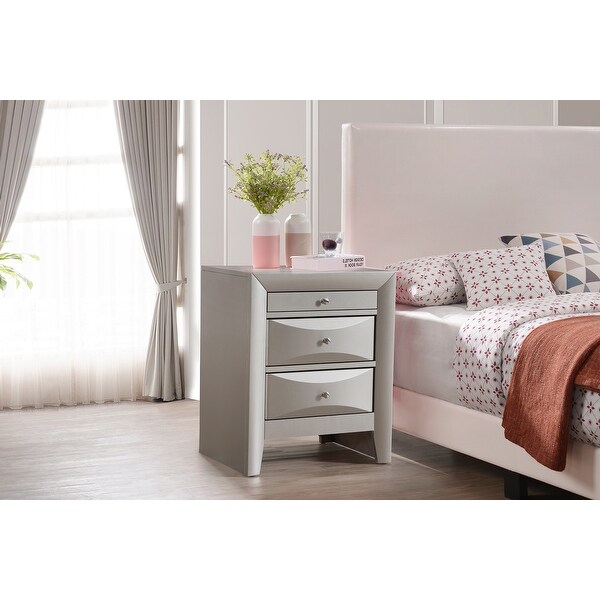 Marilla 3-Drawer Nightstand (28 in. H x 17 in. W x 23 in. D) - - 35993878