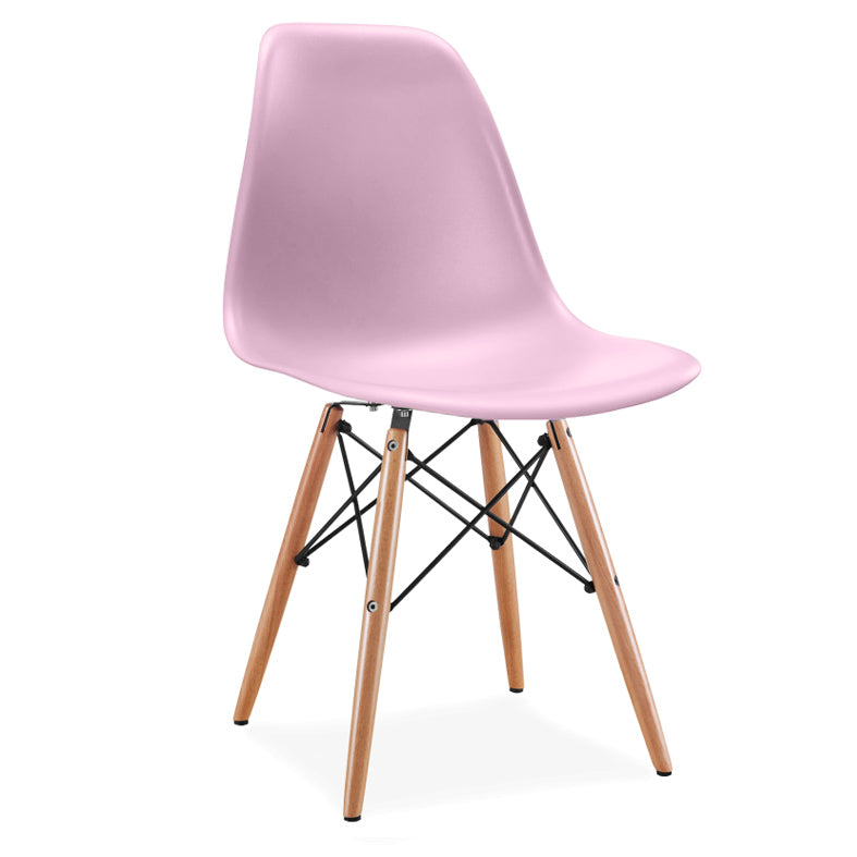 Dining Chair- Plastic- Pc-016Wp-Wood-N