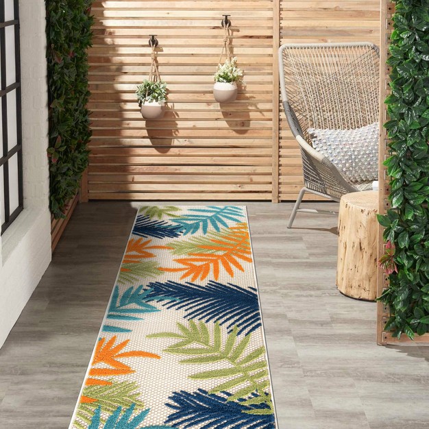 World Rug Gallery Evora Palm Frond Indoor outdoor Area Rug