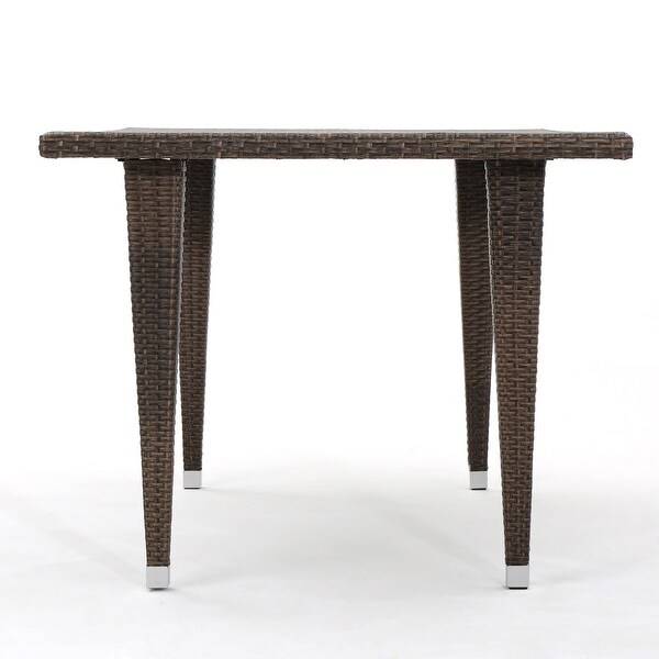 Dominica Outdoor Rectangle Wicker Dining Table (ONLY) by Christopher Knight Home