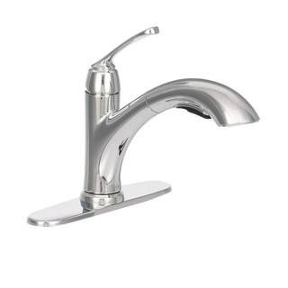 Pfister Cantara Single-Handle Pull-Out Sprayer Kitchen Faucet in Polished Chrome F-534-7CRC