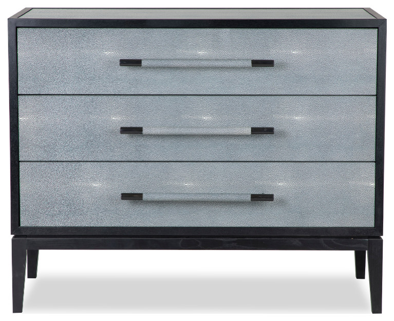 Modern Shagreen Chest of Drawers  Liang  ampEimil Bologna   Transitional   Accent Chests And Cabinets   by Oroa   Distinctive Furniture  Houzz