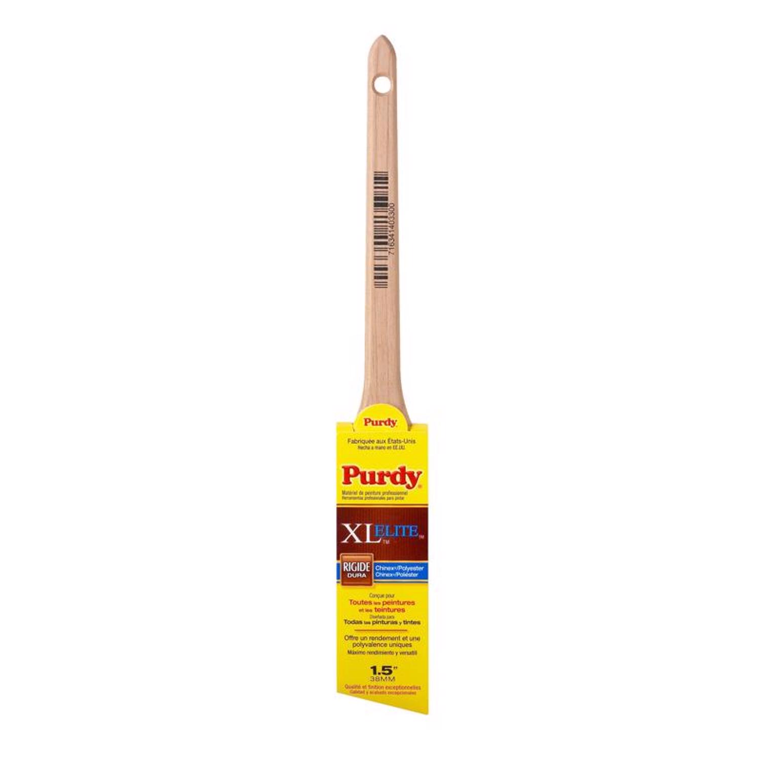 Purdy XL Elite Dale 1-1/2 in. Stiff Angle Trim Paint Brush