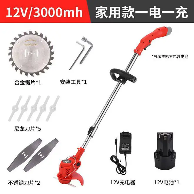 Wholesale 12/24/36V Portable Electric Cordless String Trimmer Wheeled Edger Handheld Trimmer with 1 Battery for Lawn Yard