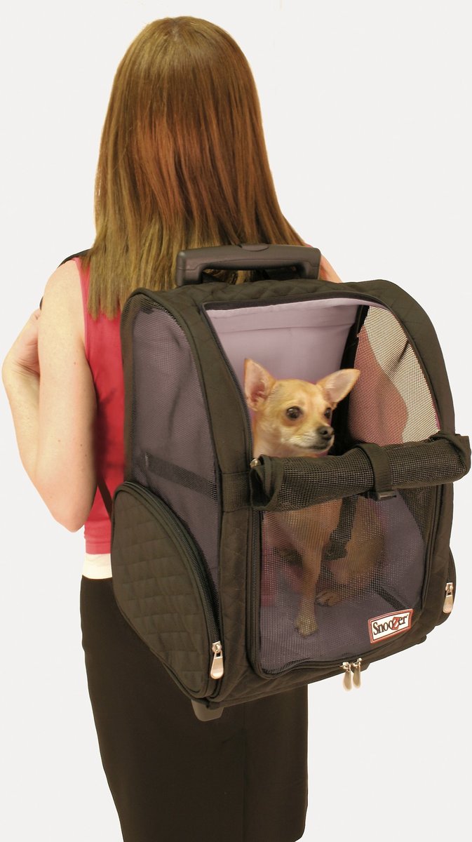 Snoozer Pet Products Roll Around 4-in-1 Travel Dog and Cat Carrier Backpack