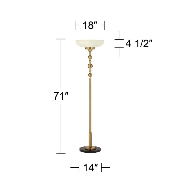 Tall Warm Gold Frosted Glass Shade For Living Room Bedroom Office House Home