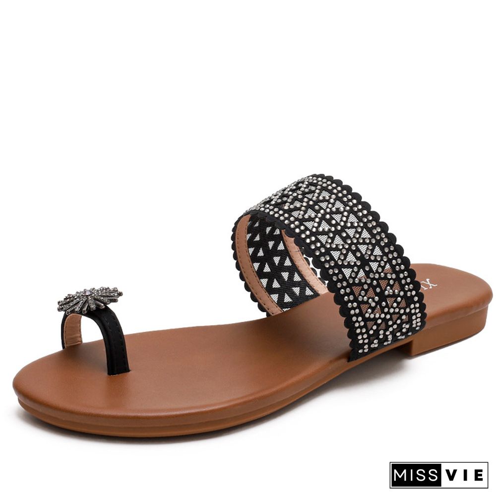 Bohemian all-match seaside Roman sandals