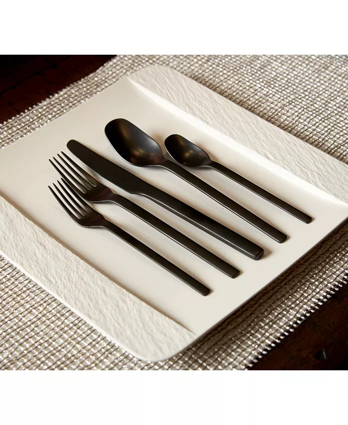 Villeroy and Boch Manufacture Rock Flatware 5 Piece Place Setting