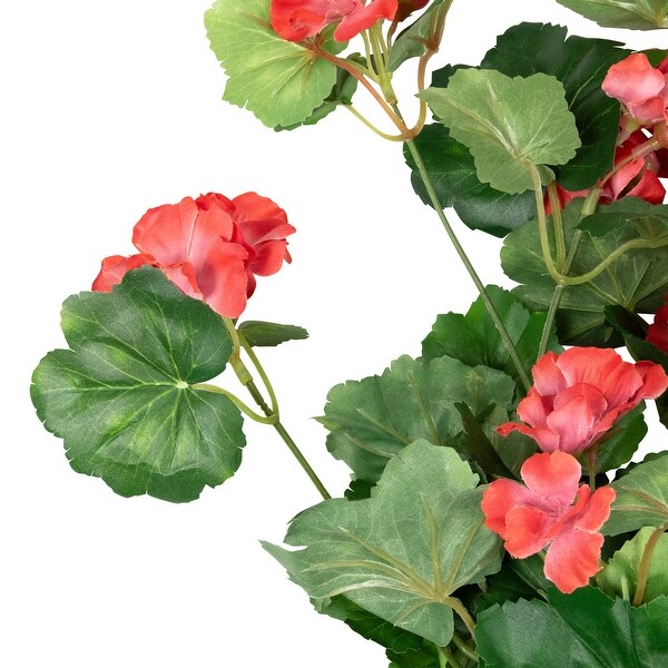 Artificial Geranium Floral Bush Spray