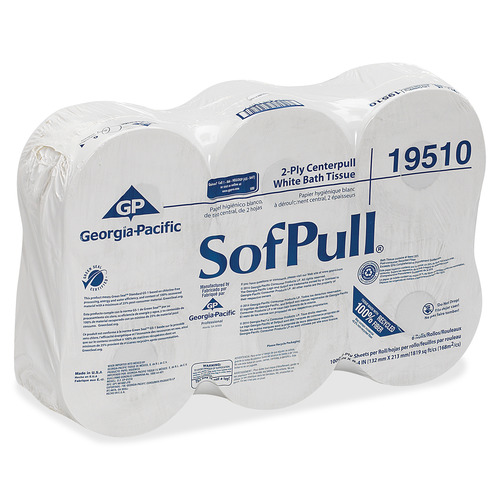 Georgia Pacific Sofpull Centerpull HighCapacity Toilet Paper by GP Pro  GPC19510