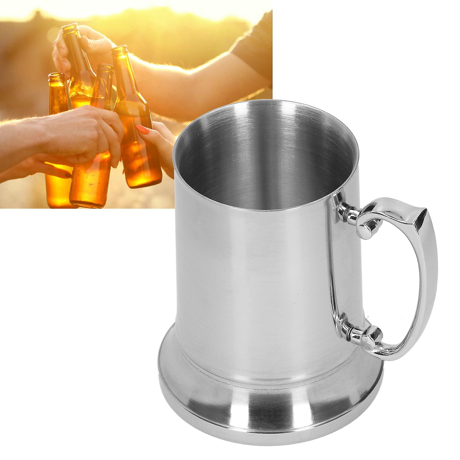 Stainless Steel Mug Silver With Handle For Bar Hotel Supplies Cocktail Glass Goblet Cups560ml