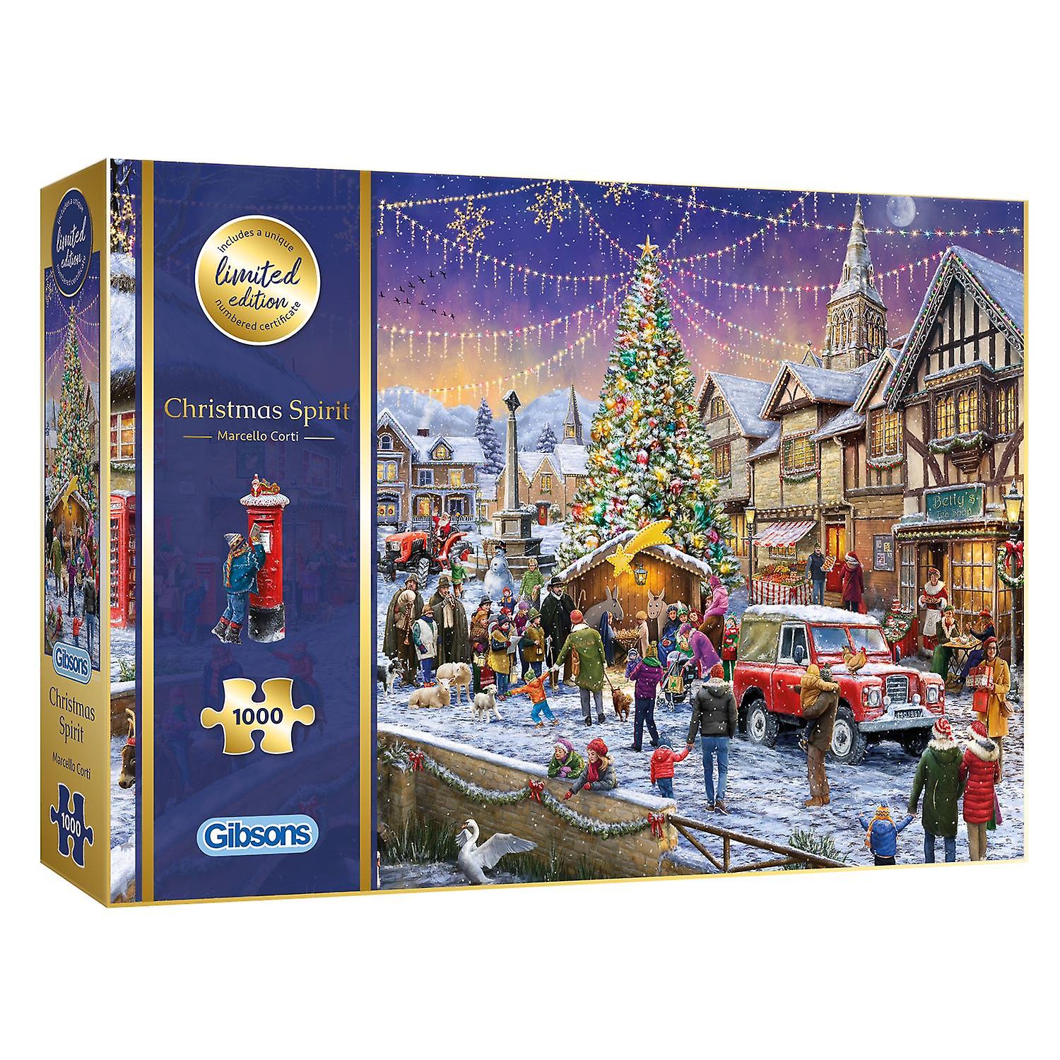 Gibsons Christmas Spirit Limited Edition Jigsaw Puzzle (1000 Pieces)