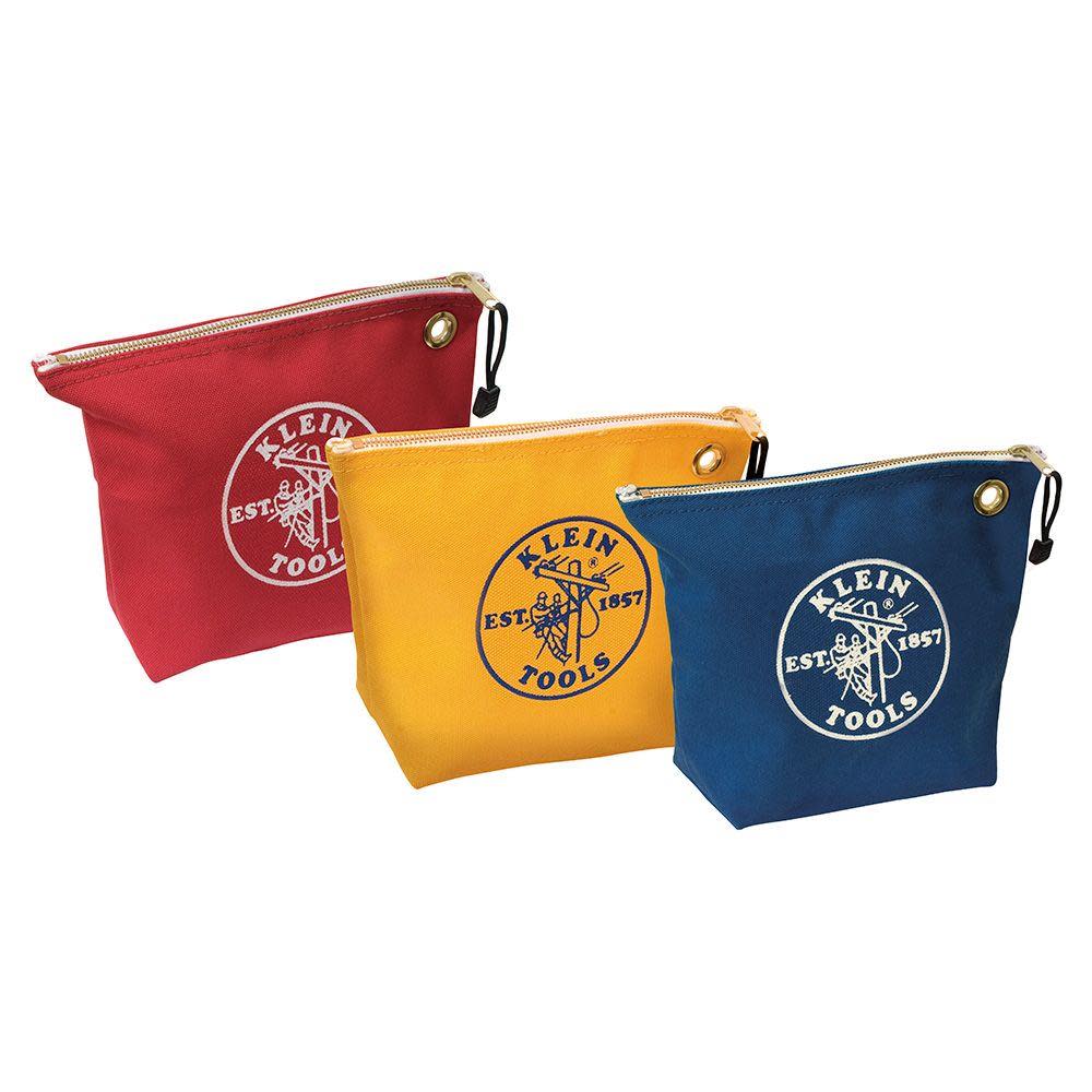 Klein Tools Assorted Canvas Zipper Bags 3-pack 5539CPAK from Klein Tools