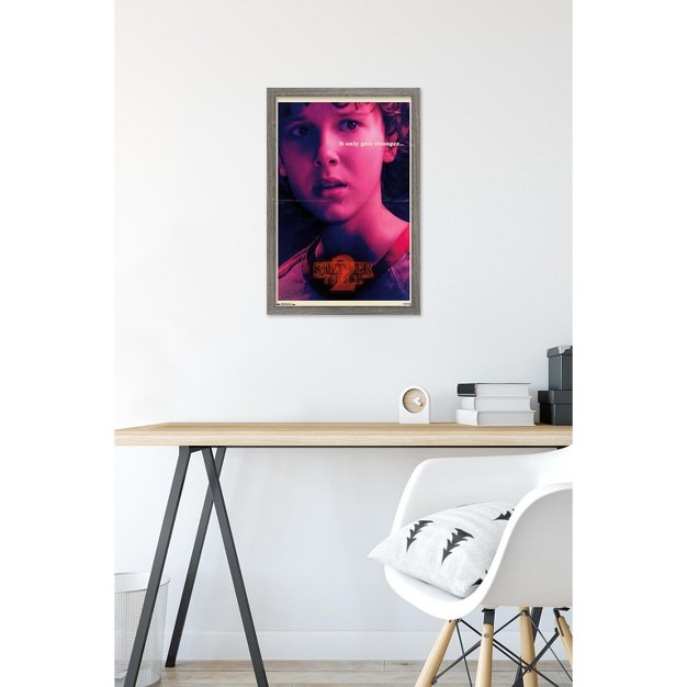 Trends International Netflix Stranger Things Season 2 Eleven Framed Wall Poster Prints