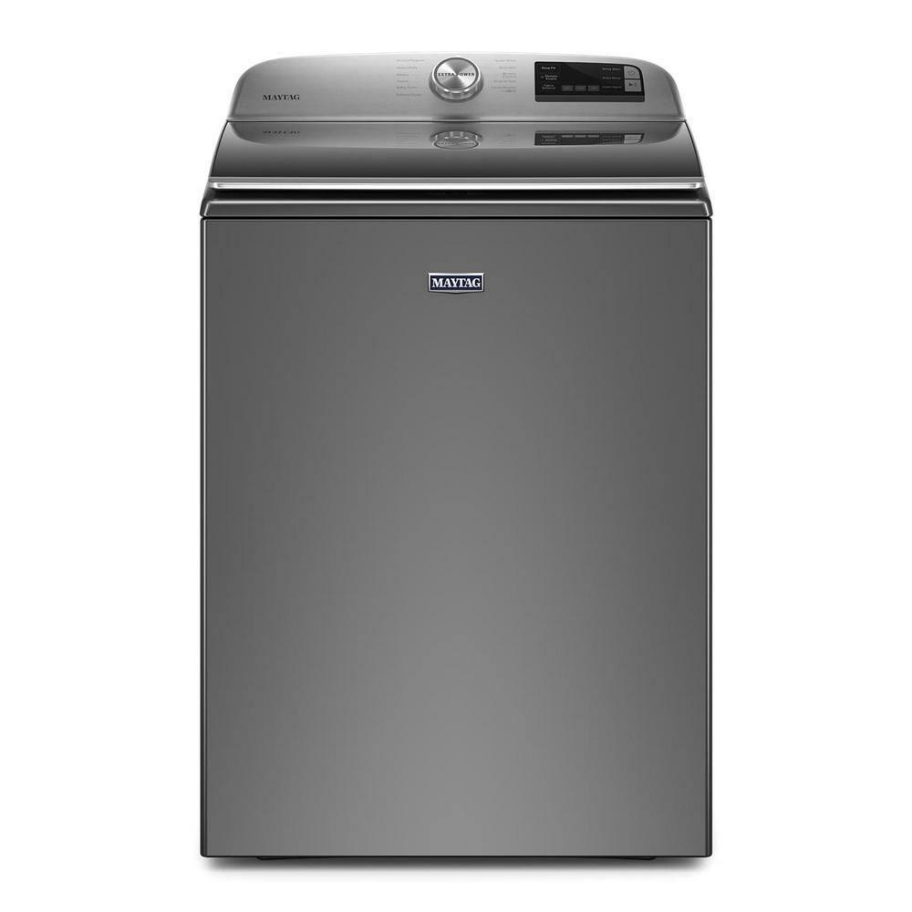 Maytag 4.7 cu. ft. Smart Capable Metallic Slate Top Load Washing Machine with Extra Power Button and Deep Fill Option MVW6230HC