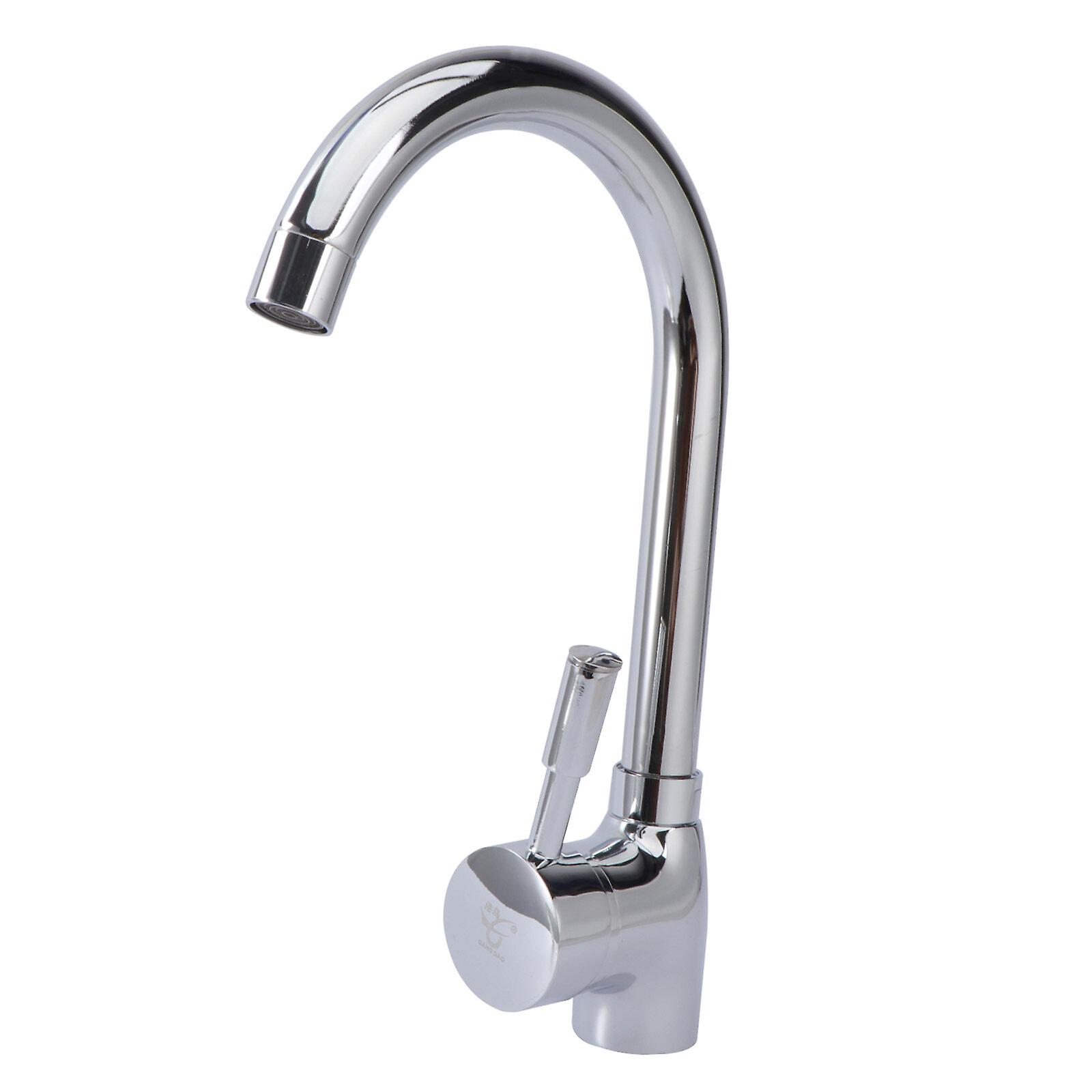 Modern Swivel Hot and Cold Water Tap Mixer Kitchen Sink Faucet Spout Spray Mixer