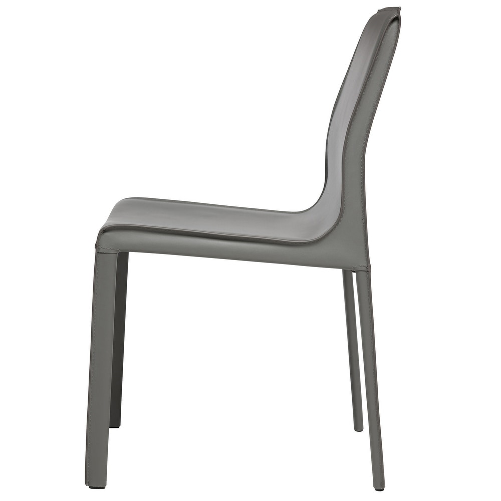 STAN Modern Leather Side Chair