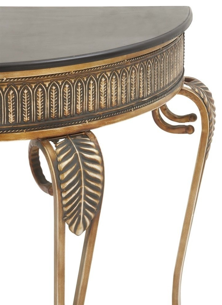 Traditional Gold Metal Console Table 42773   Traditional   Console Tables   by GwG Outlet  Houzz