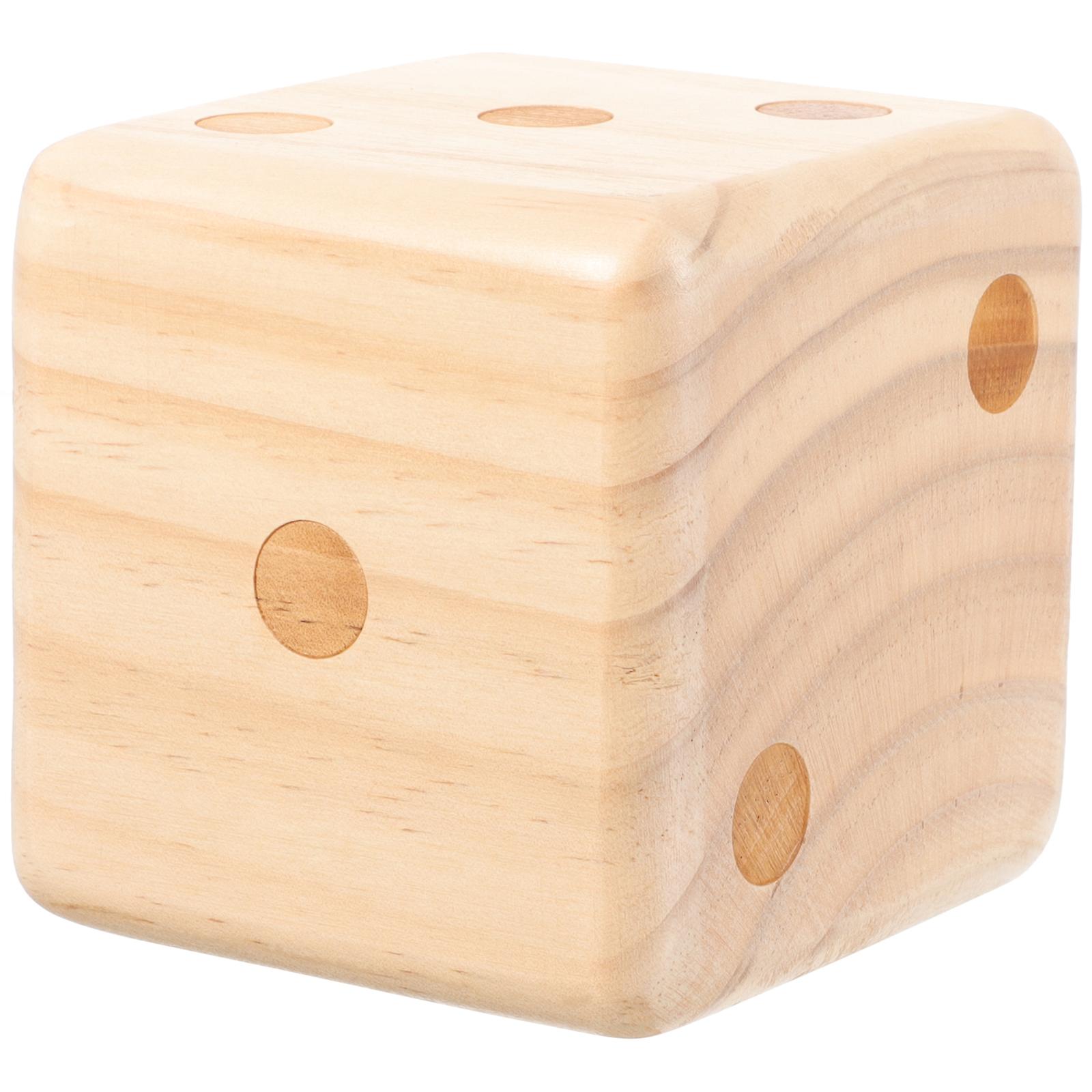 Wood Dice Lawn Game Wooden Dice Big Dice Wooden Dice Large Wood Backyard Game Dice