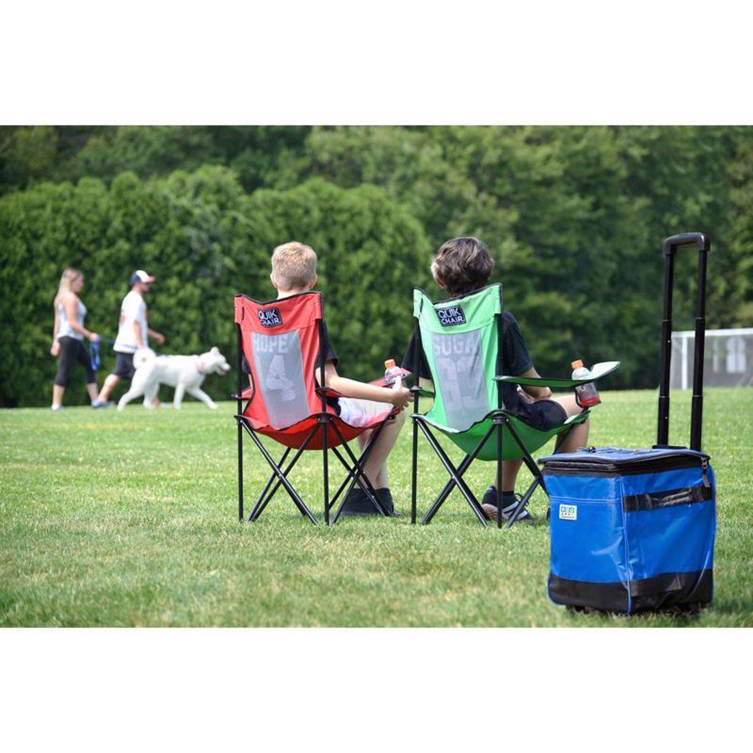 QuikShade Assorted Classic Folding Quad Chair - Color May Vary