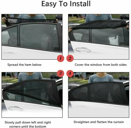 🔥Universal Car Window Screens-Protect And Cool Your Vehicle