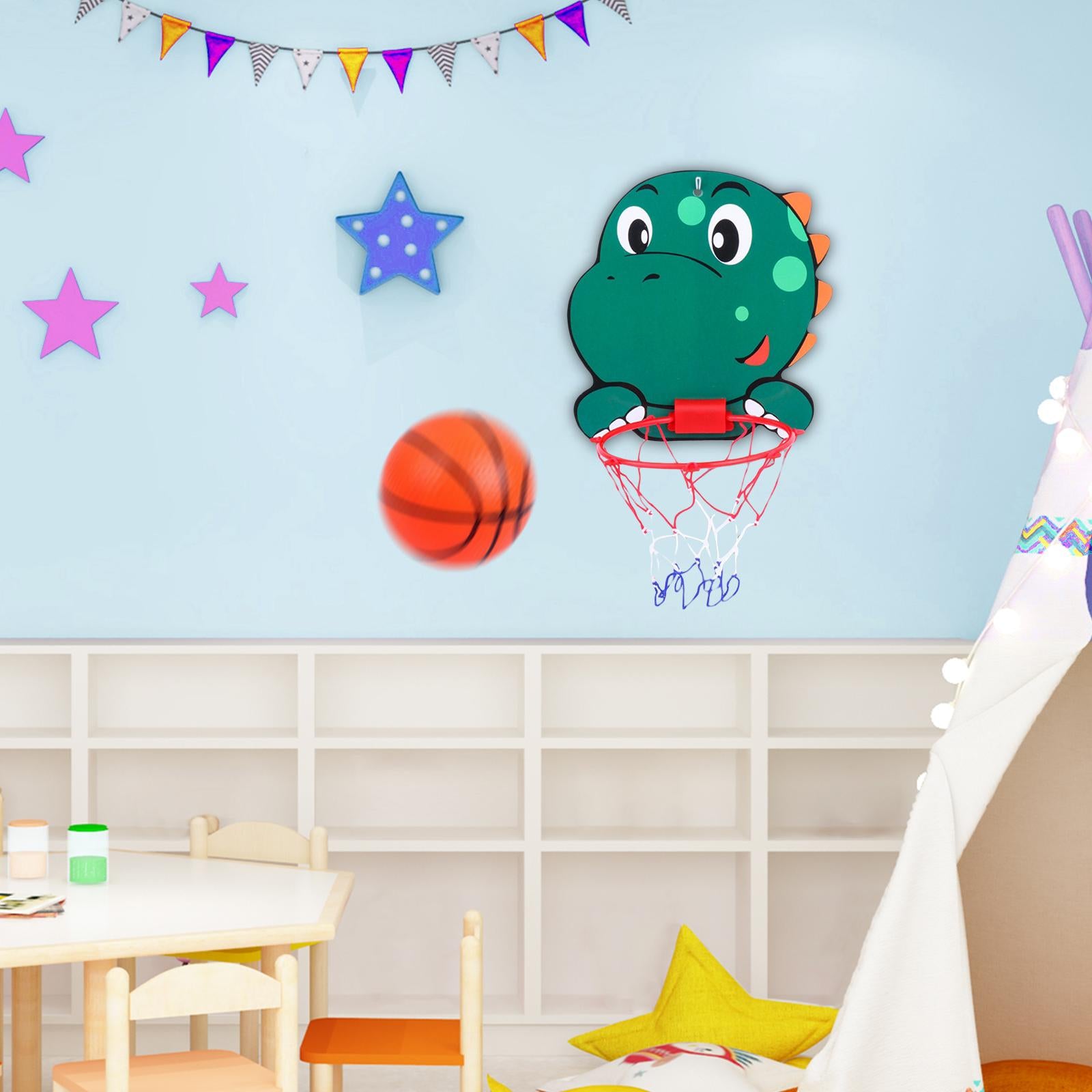 Cartoon Creative Animals Basketball Stand，Sport Toys，Kids Basketball Hoop for Adults Kids Toddler Children Birthday Gifts Dinosaur