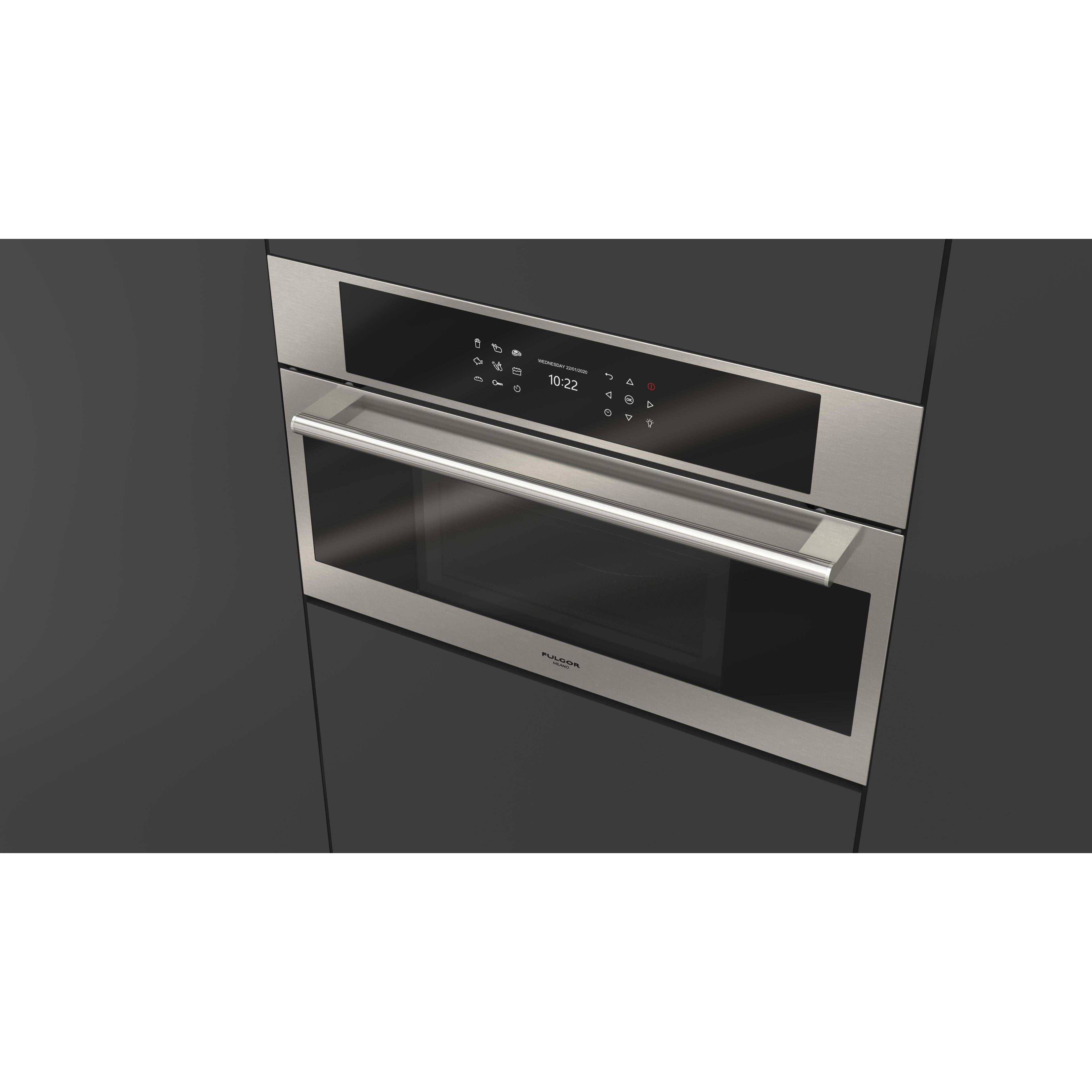 Fulgor Milano 30-inch, 1.2 cu.ft. Built-in Speed Oven with True Convection Technology F7DSPD30S1