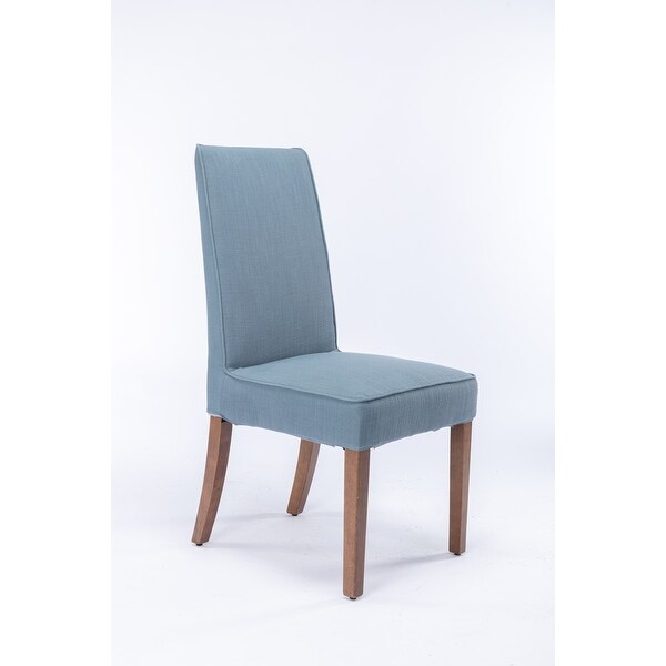 2 PCS Chair with Solid Wood Legs