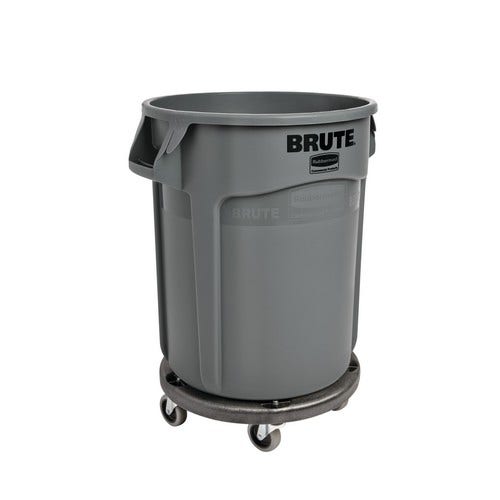 Rubbermaid FG263200GRAY Brute 32-Gallon Trash Can Kit