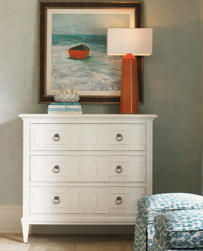 Tommy Bahama Ivory Key Somers Isle Hall Chest   Transitional   Accent Chests And Cabinets   by Homesquare  Houzz