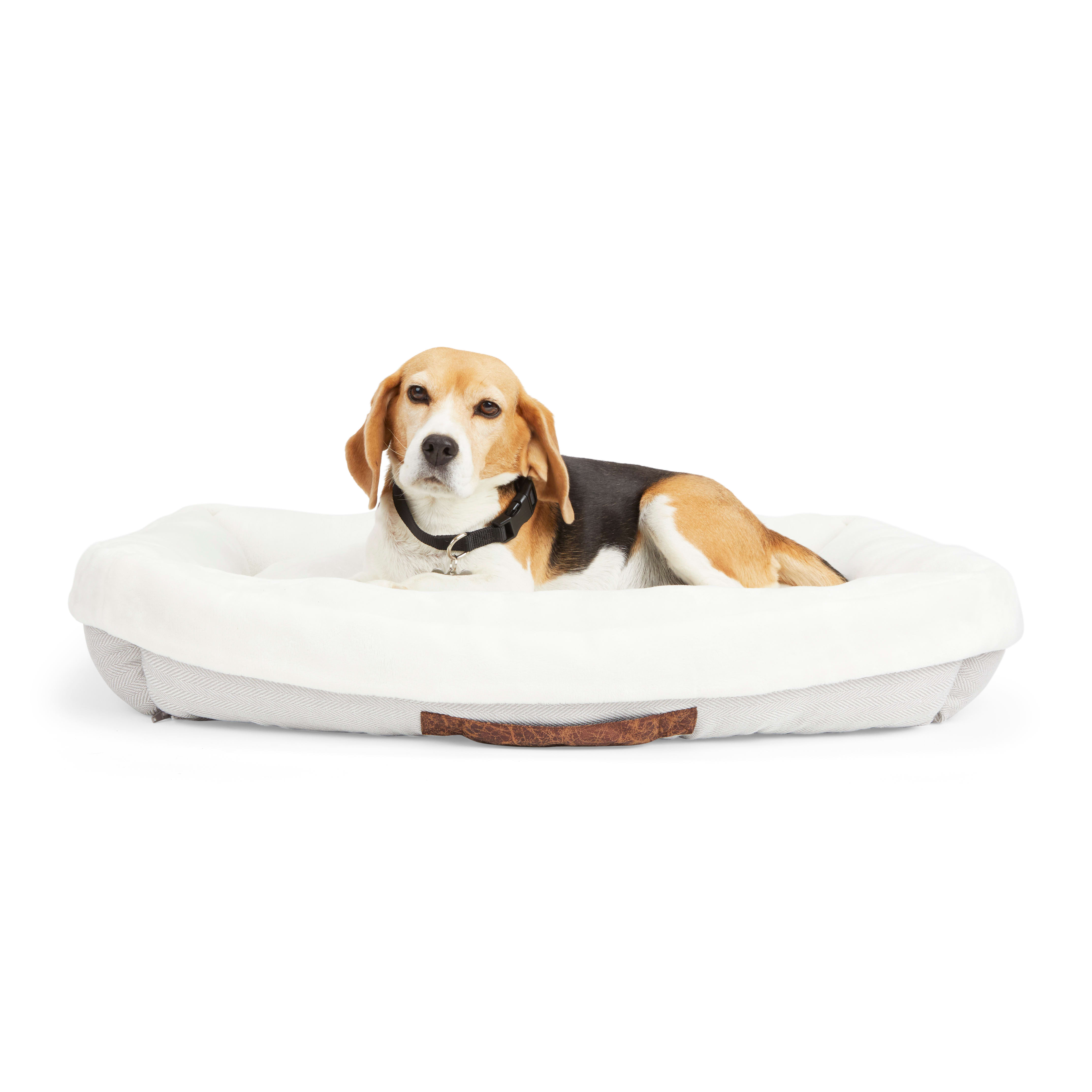 EVERYYAY Snooze Fest Herringbone Orthopedic Dog Bed， 24