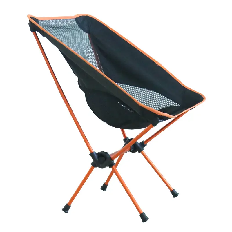 Customized Outdoor Folding Camping Beach Chair Ultralight Metal Picnic Chair with Carrying Bag  for Camp Travel Beach Hiking