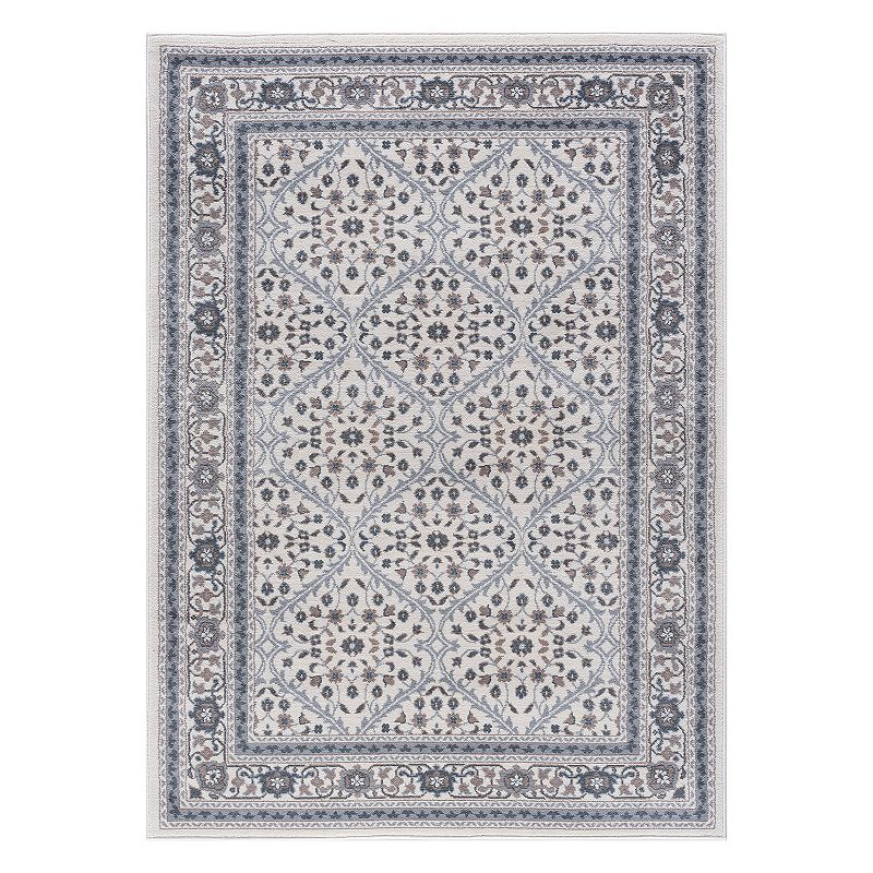 KHL Rugs Beauregard Traditional Framed Floral Rug