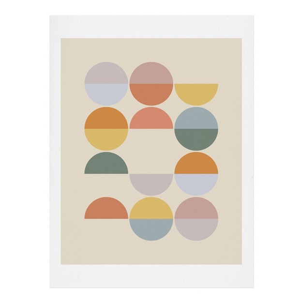 Alisa Galitsyna Pastel Geometric Shapes 2 Art Print Society6