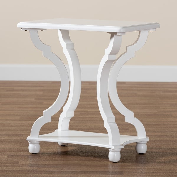 Cianna Classic and Traditional Wood End Table