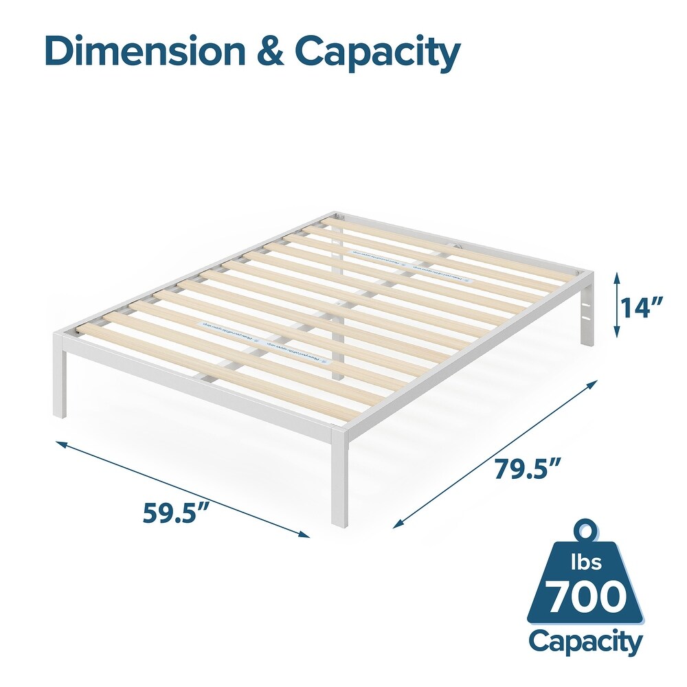 Priage by ZINUS Metal Platform Bed Frame