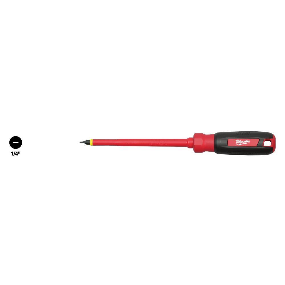 MW 14 in. Slotted 6 in. 1000-Volt Insulated Screwdriver 48-22-2221