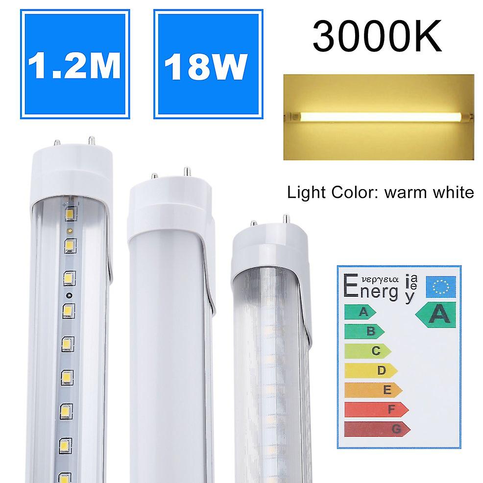 Warm White 18w T8 Tube Light 3000k 1.2m Fluorescent Lamp Portable Wall Lamp