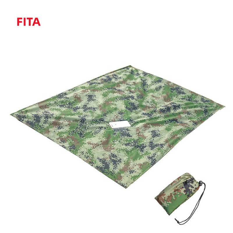 100*145cm Wholesale Waterproof Beach Blanket Foldable Multifunction Outdoor Ultralight Hiking Picnic Camping Mat