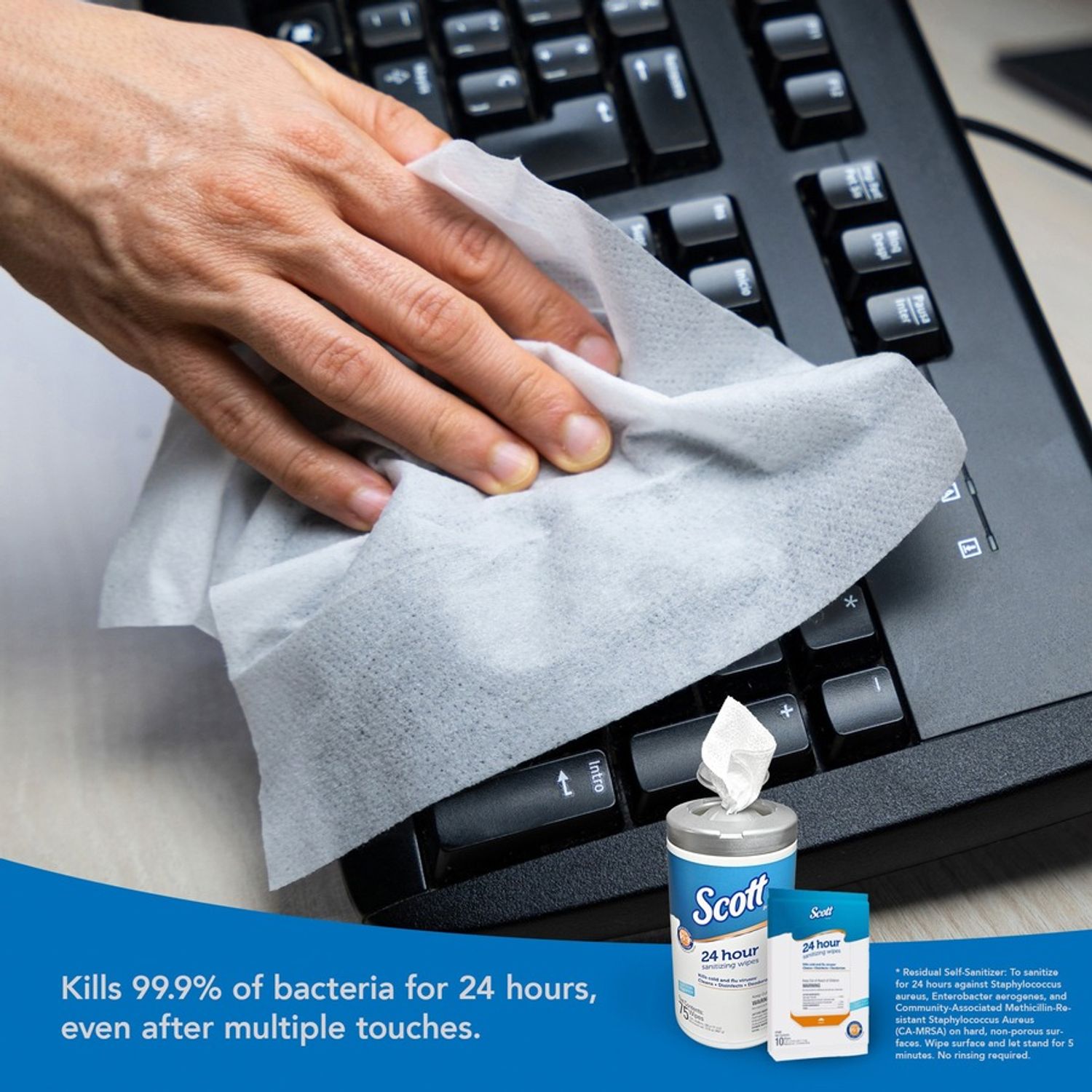 24 Hour Sanitizing Wipes by Kimberly-Clark Corporation KCC41526